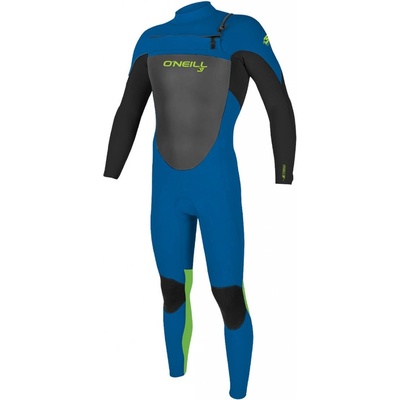 O'Neill Youth Epic Boys 3/2 Chest Zip Full ocean/black/day glow