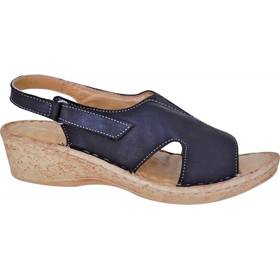 Protetika dámske šľapky s masážnou stielkou 1443 black