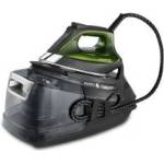 Rowenta Silence Steam Pro Steam Iron Station, 2800 W, continuous steam output 150 g/min, extra steam boost 620 g/min, Eco function, 1300 ml removable water tank, Black/Green, DG9248 - DG9248F0 Ютии