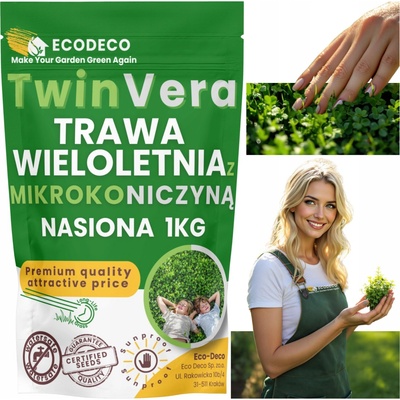 Tráva, zmes trávy, na suché oblasti, na tienisté plochy, športová Eco Deco 40 m² 1 kg