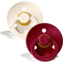Cumlíky Bibs Colour kaučuk 2ks Ivory Ruby 110264