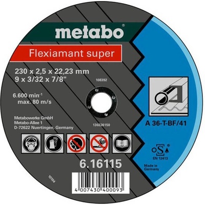 Metabo Řezný kotouč 125 x 2,0 x 22,2 mm MB616107000