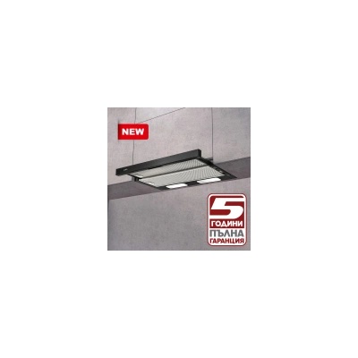 Lino FIT PLUS BK A60 Телескопичен аспиратор за вграждане черен (FITPLUSBK A60)