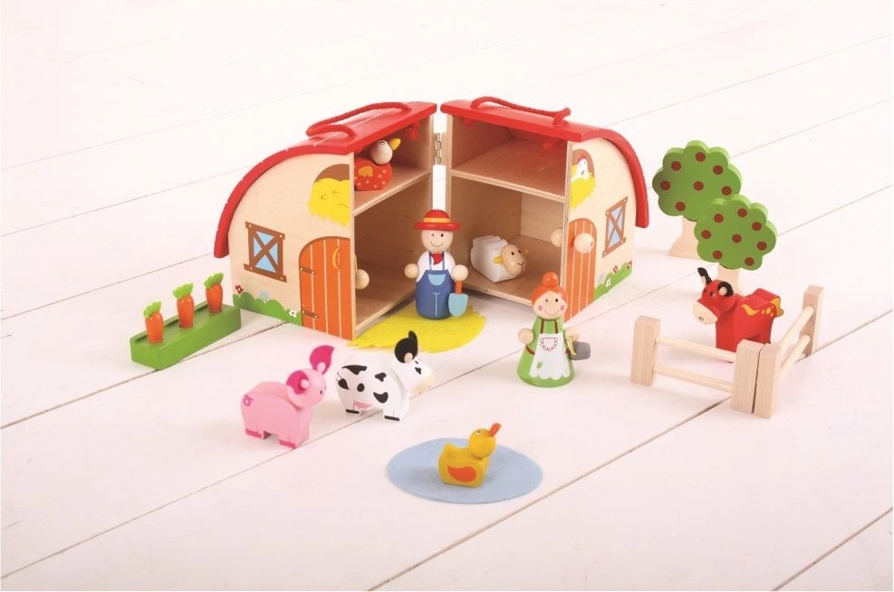 Bigjigs Toys Velká Dřevěná Farma