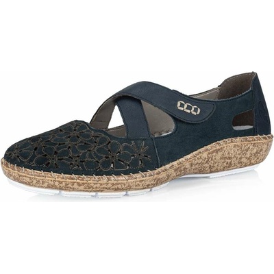 Reiker Dámské polobotky 44856 14 modrá S5 44856 14 BLUE F/S5 – Zboží Dáma