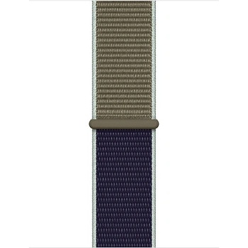 Apple Оригинална текстилна каишка за Apple Watch 38мм, 40мм, 41мм, 42мм (2024) (тъмнозелен) - Apple Khaki Sport Loop (разопакован продукт) (mwtt2zm/a)