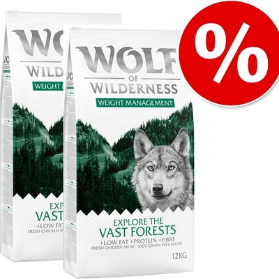 Wolf of Wilderness Explore The Mighty Summit Performance 2 x 12 kg