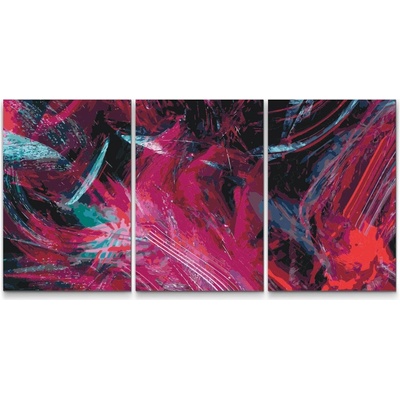 Painting Queens Painting Queens Malování podle čísel Abstraktní pozadí sada 3 ks 40 x 60 cm bez rámu PBNSET/03ABSTRACTBACKGROUND/40 x 60_40 x 60_40 x 60/WO