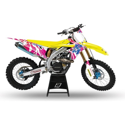Kompletní sada grafiky BLACKBIRD Retro - Suzuki RM 125/250 2321AA