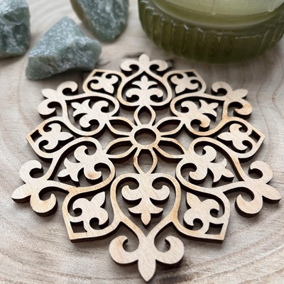 Zajetelenost podtácek MANDALA 10cm – Zboží Mobilmania