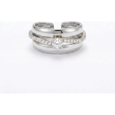 Elanis Jewel prsten Aura z chirurgické oceli se zirkony EJ00868