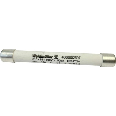Weidmüller 4000002610 FUSE WSFL 10X85 20A 1K5V GPV trubičková pojistka 20 A 1500 V/DC gPV Množství 50 ks Piece