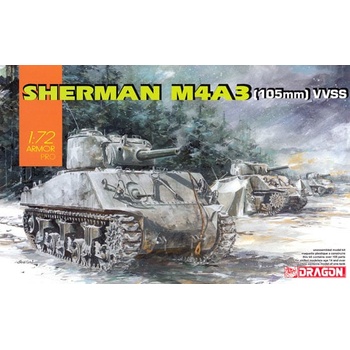 Dragon Sherman M4A3 105mm vvss 1:72