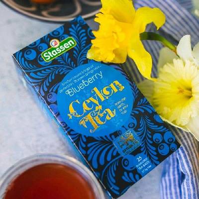 Stassen Černý čaj - Stassen Blueberry Black Tea 25 x 1,5 g