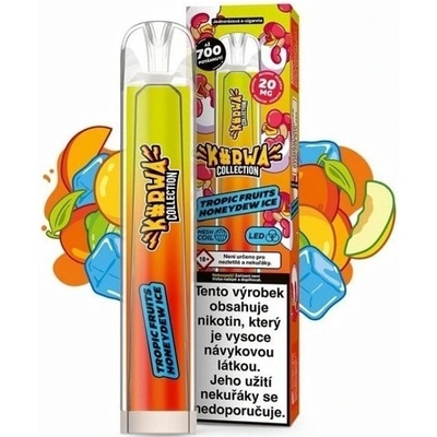Kurwa Collection Tropic Fruits Honeydew Ice 20 mg 700 potáhnutí