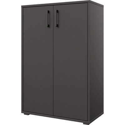 NEJBY Skrinka GIANNI PREMIUM typ 1, korpus: antracit, dvierka: antracit