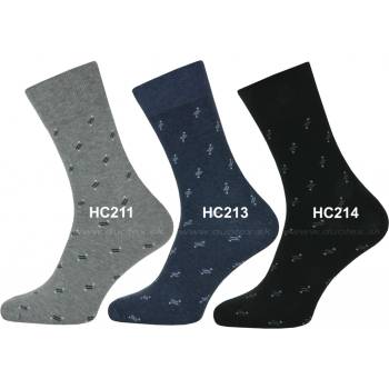 Steven pánske ponožky 056-211 HC214-čierna