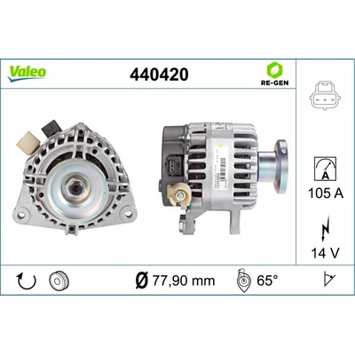 Alternátor VALEO 440420