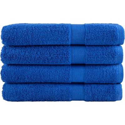 vidaXL Премиум кърпи SOLUND 4 бр сини 100x200 см 600 gsm (137198)