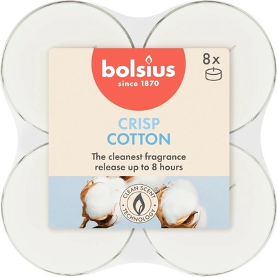 Bolsius maxi True Scents Fresh Cotton 8 ks