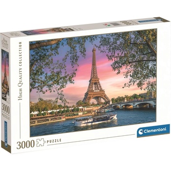 Image 1 of Clementoni Пъзел Clementoni от 3000 части - Желязната дама по залез (33039)