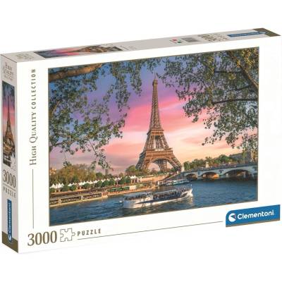 Clementoni Пъзел Clementoni от 3000 части - Желязната дама по залез (33039)