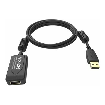 Vision 5MUSBEXT+/BL USB - USB (M) do USB (F) - USB 2.0 5mBL