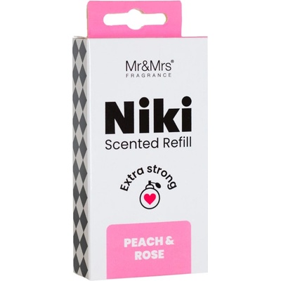 Mr & Mrs Fragrance Niki Peach & Rose náhradná náplň