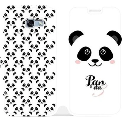 Pouzdro Mobiwear parádní flip Samsung Galaxy A3 2017 - M030P Panda Amálka