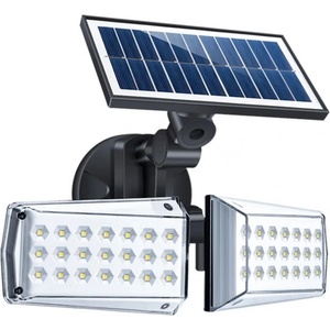 LEDMAX Led Соларен прожектор 20w с датчик за движение - две секции (3528874)