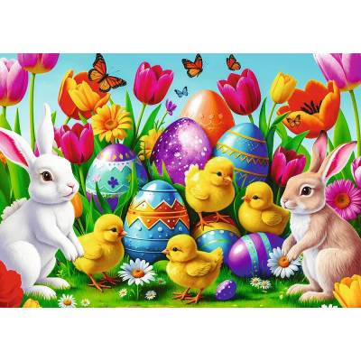 Trefl - Puzzle Easter meadow - 500 piese