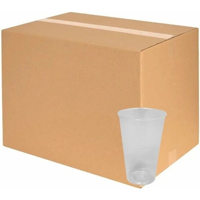 Popkornovač.cz Pohárik na nápoje 300ml, PP, transparentný