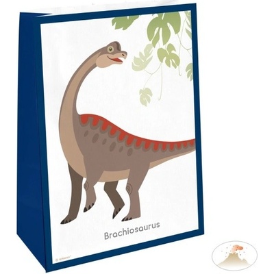 Amscan SÁČKY papírové Dinosaurus 4ks