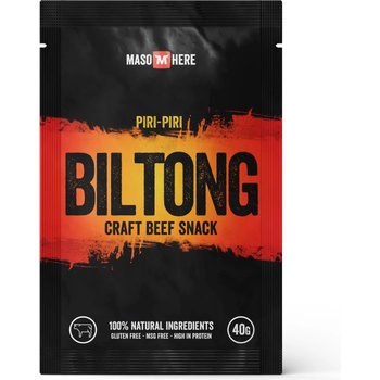 MasoHere Hovězí Biltong Piri Piri 40 g