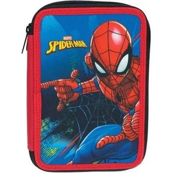 GIM Ученически пълен несесер gim Спайдърмен blue net