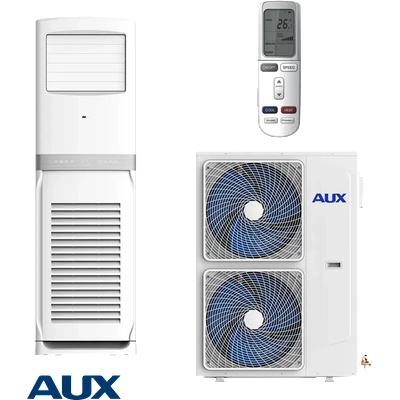 Колонен климатик aux asf-h48a5/ap, 48000 btu, 95 м2, Трифазен, a++/a+, r-32, Бял (asf-h48a5/ap)