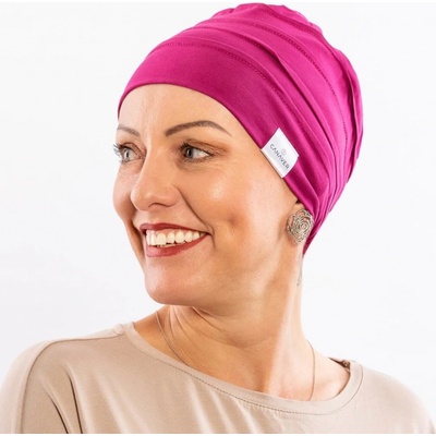Dámska čiapka po chemoterapii Canaver 2-vrstvová magenta