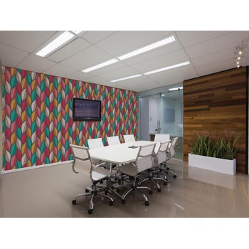 DIMEX ART s. r. o Луксозна флизелинова тапета пъстра мозайка от листа