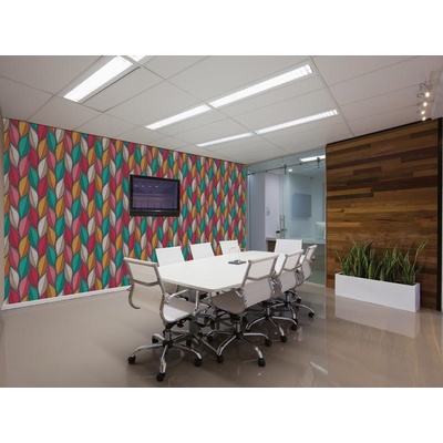 DIMEX ART Луксозна флизелинова тапета пъстра мозайка от листа