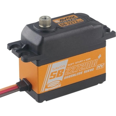 SAVOX SB-2272MG+ BRUSHLESS HiVOLT Digitální servo 7kg-0,032s/60°