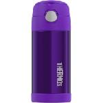 Thermos Термос бутилка FUNtainer със сламка, 355 мл, лилава (12001E)
