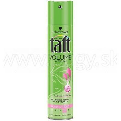 Taft Volume Power silno tužiaci lak na vlasy pre väčší objem 250 ml
