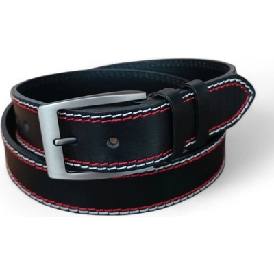 Penny Belts pánský kožený opasek Dylan černý