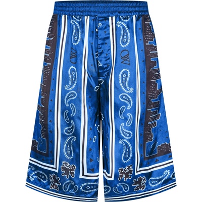 OFF WHITE Къси панталони OFF WHITE Men's Bandana Relaxed Fit Chino Shorts - Nautical B