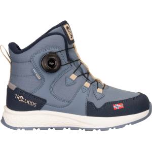 Trollkids Детски зимни ботуши Trollkids Kid's Bergen Winter Mid Cut Winter boots - Shadow Blue / Mystic Blue / Sandstone - размер 33 (EU) (702-3482-0716)