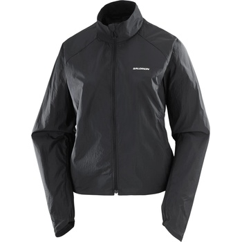 Salomon Дамско яке за бягане Salomon Women's SHKout Fly Windproof jacket - Deep Black (128-0541-0114)