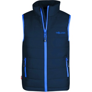 TROLLKIDS Детски синтетичен елек Trollkids Kids Trondheim Vest Synthetic vest - Navy / Medium Blue - размер 98 (EU) (703-2400-0812)