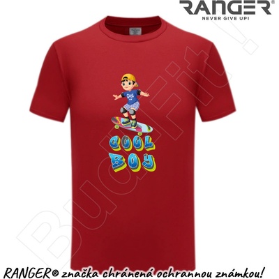 Ranger tričko motív Cool Boy červená