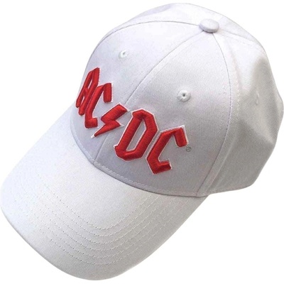 AC/DC Red Logo Шапка с козирка White (ACDCCAP02W)