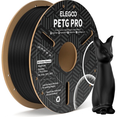 Elegoo PETG PRO 1,75 mm 1 kg Černá